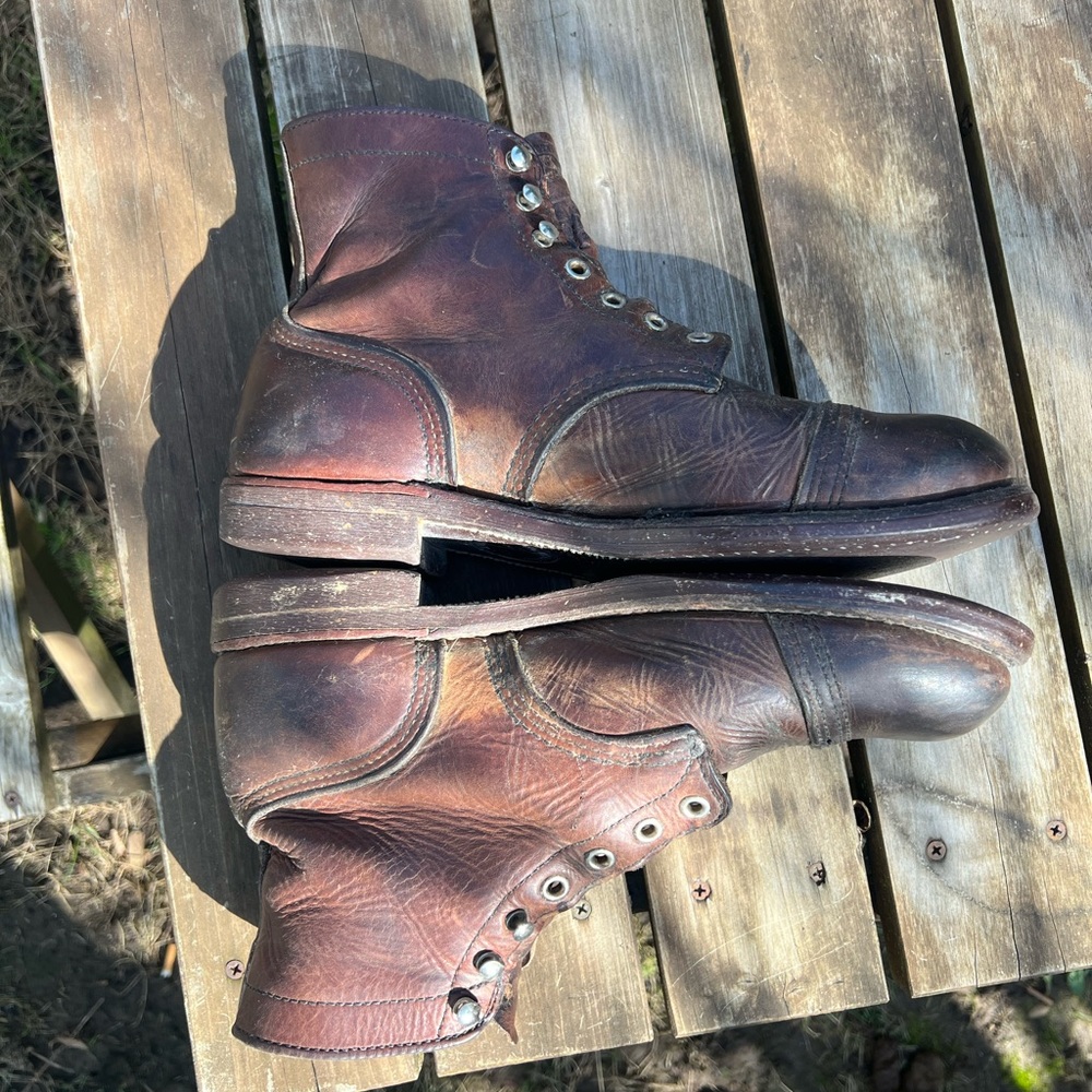 Red Wing Shoes 8111 Heritage Iron Ranger in Amber Harness - Size 7 1/2 D